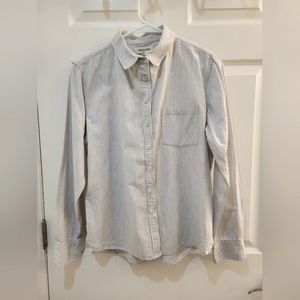 Tradlands Grey Button Down, Medium